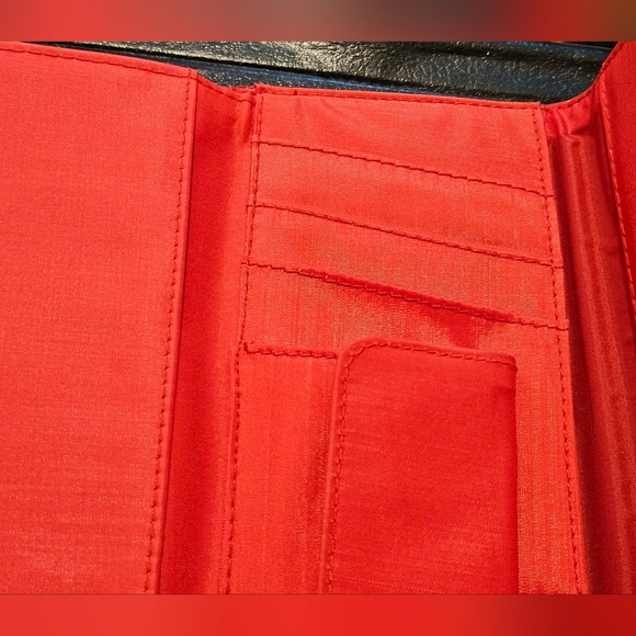 VTG NOS late 1970s/80sMundi's New Vision Red Pleather Wallet - Picture 13 of 16